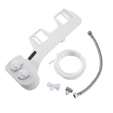 Self Cleaning Single Nozzle Hot Cold Fresh Water Spray Non Electric Bidet Bathroom Toilet Seat V1294-YM0901-US-JY00245