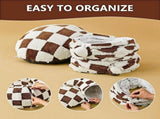 Cat Tunnel Bed with Washable Cushion for Indoor Cat, Donut Cave Tube Toys for Kitten Puppy Rabbit V1107-135-54823-PUR3