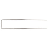 100Pcs U Shaped Garden Stakes Galvanized Steel Landscape Stakes Pins for Weed Barrier Sod Fabric V1294-YM0703-3111230111512