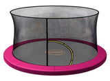 Kahuna 8ft Trampoline Pad and Net - Pink KAH-PDNET-08-PK