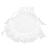 Wedding Flower Basket with White Lace Romantic Lightweight Elegant Basket for Weeding V1294-YM0901-3115210050111