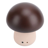 Small Wood Mushroom Lamp Night Light Cordless Bedside Touch Lamp USB Rechargeable 450mAh Battery Eye V1294-YM0901-3119240147011