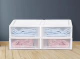 Plastic Storage Drawers Stackable Containers S 4PK Small SO1015-S-4PK