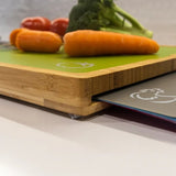 Bamboo Chopping Board With 5 Inserts V915-KU0219