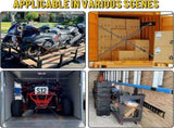 20pcs Steel E-Track O Ring Tie-Down Anchors, Secure Cargo in Enclosed/Flatbed Trailers, Trucks, Load V1258-DP02-F-579