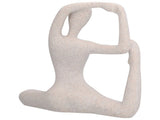 Yoga Pose Statue Nordic Sandstone Resin Yoga Pose Figurines Collectible Decoration Gifts for Home V1294-YM0714-3115210193513