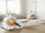 Everfit Rowing Machine for Home Magnetic Rowing Machine App Compatible Quiet Exercise Equipment ROWING-C-MAG-16L-DT-WH