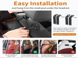 Car Rear Backseat Extra Multifunctional Drink Cup Holders with Tissue Storage Box V1192-AZ-W-11897