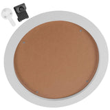 2 Pack 8 Inch Round Photo Frames for Bedroom Decor, The Office Wall Decoration, Cross Display Shelf, V1192-AZ-W-28486