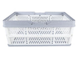 Collapsible Baskets with Handles PP Waterproof Collapsible Storage Crates for Home Kitchen Bedroom V1294-YM0703-3117230068511