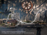 Life Size Mermaid Halloween Outdoor Decorations Movable Posable Joints Realistic Full Body V1366-AZ2-W-18637