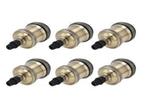 6 Pcs Lamp Holder Metal E26 E27 Screw Retro Lighting Base Accessories with Ground Aluminum ShellBlue V1294-YM0714-3119210198012