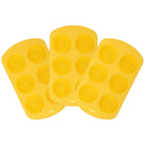 HOOWIFFY Silicone Baking Mold Lemon Slice Shaped for Soap Making Yellow 3Pcs V1189-WXFWAL-20260326-02271