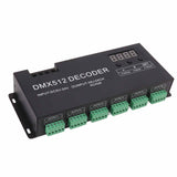 24 Channel DMX Decoder Digital Display RGBW DMX512 Dimming Driver LED Controller for Stage Bar V1294-YM0703-3119230001111