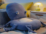 Octopus Cushion Floor Cushion Novelty Seating Plush Floor Cushion Kids Room - Yellow - Size M V1102-102-946432-YEL-M