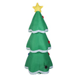 4.9FT Inflatable Xmas Tree LED Lighted 210T Polyester IP44 Water Resistant Blow Up Xmas Tree Yard V1294-YM0901-3115240123612