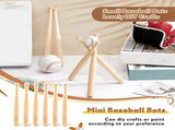36 Pieces Mini Baseball Bat 7 Inch Unfinished Small Wooden Bats Unpainted Wood Baseball Bats for V1369-AZ3-W-15403