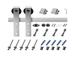 5FT Sliding Barn Door Hardware Kit, 330 LBS Weight Capacity, Compatible with 30 Inches Max Width & V952-HDSMDGDGDM2DHV9QG001V0