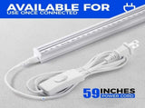 UV LED Blacklight Bar, 22W 4ft, T5 Integrated Bulb, Black Light Fixture for Blacklight Poster, V1258-DP02-C-852
