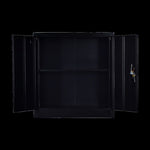 Two-Door Shelf Office Gym Filing Storage Locker Cabinet Safe V63-799167