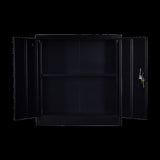 Two-Door Shelf Office Gym Filing Storage Locker Cabinet Safe V63-799167