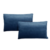 Alastairs Augusta Navy Pair of Flannel Fleece Standard Pillowcases V442-MFL-PILLOWC-AUGUSTA-NAVY-ST