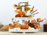 15PCS Artificial Velvet Flocked Pumpkins, Faux Foam Pumpkins Decorations for Fall Harvest Halloween V1237-ZY00B0DTJRK37C