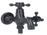 All Copper Wall Mount Faucet European Retro Cold Hot Faucet Home Toilet Basin Tap V1294-YM0521-3112230000111