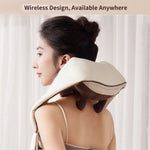 5D Massagers for Neck and Shoulder with Heat Goletsure Pain Relief Deep Kneading Brown V201-W12783204