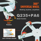 VEVOR 250 L Heavy Duty Drum Dolly, 567 kg Load Capacity, Barrel Dolly Cart Drum Caddy, Non Tipping V952-DZTCJ55125051FJK3V0