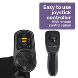 EQUIPMED Power Electric Wheelchair, Airline Approved Wheelchair, Extra Lightweight, Long Range, V219-HELWLCEQPSS7A