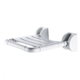 Folding Shower Seat Wall Mount Space Saving Antislip Safety Bathroom Wall Shower Bench for The V1294-YM0901-3112230051111