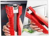Sink Wrench Sink Water Pipe Wrench Multi-function Sink Spanner Waste Pipe Spanner Bathroom V1366-AZ2-W-06603