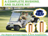 Club Car DS Bushings and Sleeve Kit, Polyurethane Kit Fits for Front Upper A Arm Suspension 1992-up V1259-DP01-A-5468