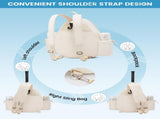Tennis Bag, Quilted Tennis Sling Crossbody Backpack, Water Resistant Tennis Racket Bags for Women V1258-DP02-WO-366