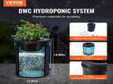 DWC Hydroponics Grow System Deep Water Culture with Top Drip 1 Bucket 20L V952-SSSPXT1T8INKXKB8IV3