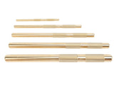 Drift Punch Set Knurled 1/4inch 3/8inch 1/2inch 5/8inch 3/4inch Brass Drift Punch Tool for V1294-YM0901-3114240080411