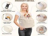 Versatile Front and Back Wearable Pet Carrier Backpack with Breathable Mesh and Multiple Storage V1341-ZY-UXQ4WFD5-NAVY