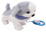 Walking and Barking Puppy Dog Toy Interactive Dancing Electronic Plush Pet with Remote Control Leash V1294-YM0703-3115230020512