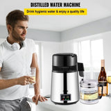 1.1 Gal Water Distiller, 0.3 Gal/H, 750W Distilled Water Maker Machine 0-99H Timing Set Temp V952-ZLJWXKYSACIHVQ18CV3
