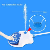 Outdoor automatic pet water fountain with pedal summer water dispenser/pedal motor orange V1263-JX-7979