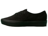 Vans Mens Authentic Comfycush Canvas Shoes Classic Sneaker Casual - Black/Black V563-VNA3WM7VND-BLK-US4