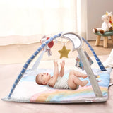 VEVOR Baby Play Gym Mat, Tummy Time Mat with 6 Sensory Toys, Baby Activity Mat with Light-up Musical V952-YEYDJSDGDPMT7RXPAV9