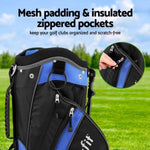 Everfit 6 Way Dividers Golf Bag Stand Insulated Carry Bag Zippered Rain Cover GOLF-A-BAG-6D