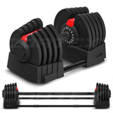 CORTEX Revolock V2 40kg Adjustable Steel Dumbbell Barbell All-in-One V420-CSDB-DBRV240-1