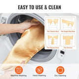 VEVOR Stretch Spandex Chair Sashes Bows, Chair Slipcover and Stretch Chair Sash, Elastic Chair V952-YTZSDJS50PCS79W25V0