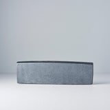 Plate Rectangular 33 x 9cm Craft Black Glaze V637-C6916