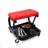 HORUSDY Rolling Creeper Seat Workshop Mechanic Stool Garage Repair Storage Tray V465-95222