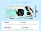 Yellow Colors Pet Carrier Backpack, Breathable Cat Carrier Backpack with Transparent Window, Airline V888-ELOSUNG10822