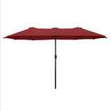 Mountview Big Parasol Patio Umbrella Outdoor Garden UA0195-RD-AU